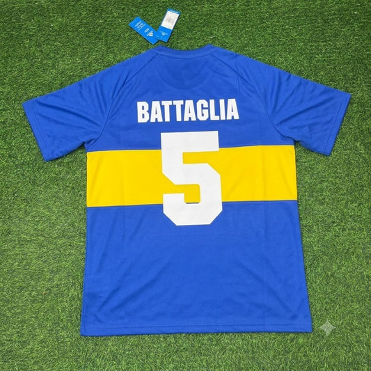 Sebastian Battaglia Boca Juniors Retro Football Commemorative Jersey