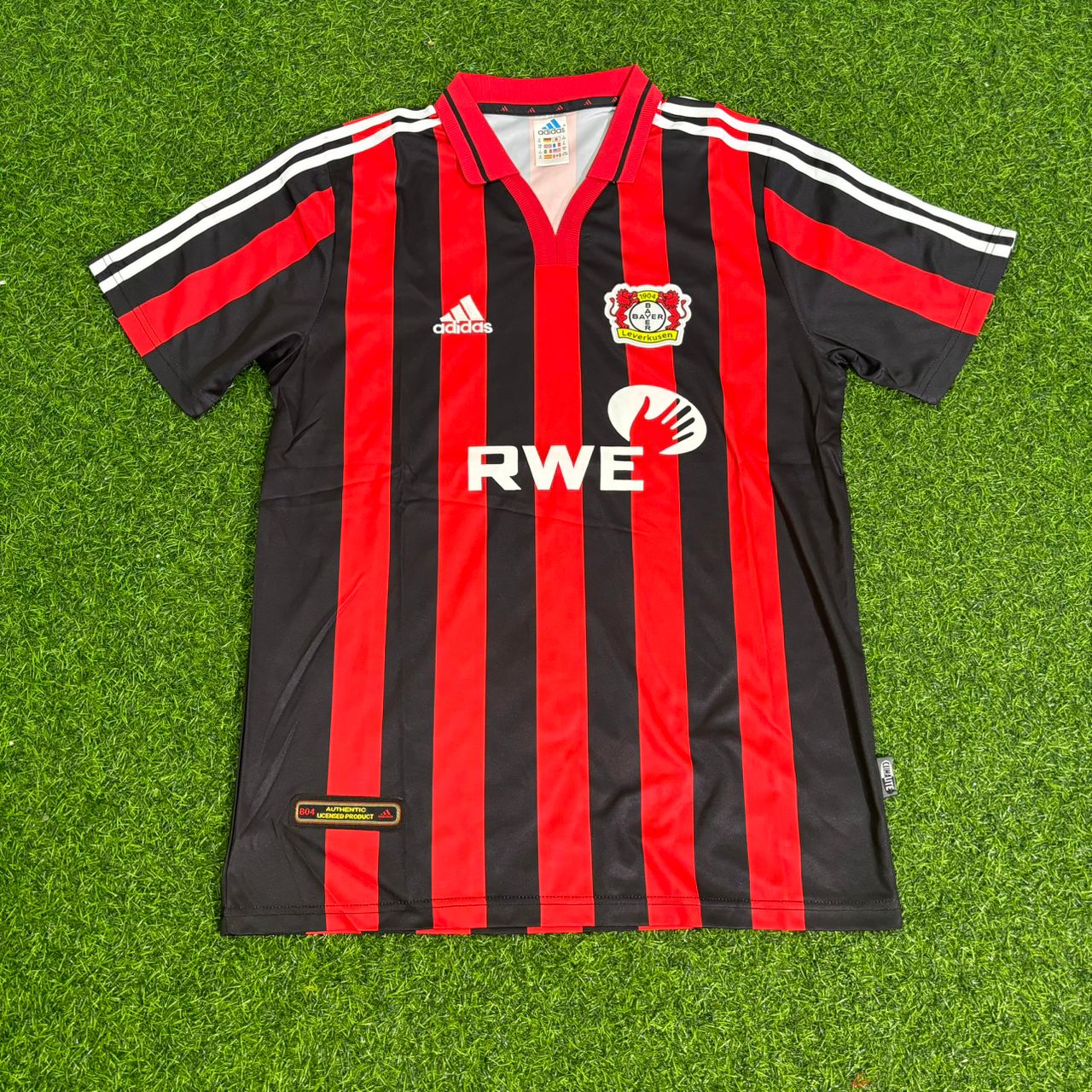 Bayer Leverkusen 2001/02 Saison Heim Retro Trikot