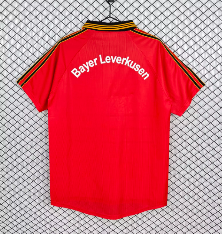 Bayer Leverkusen 1999/00 Saison Heim Retro Trikot
