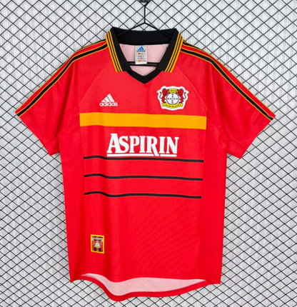 Bayer Leverkusen 1999/00 Saison Heim Retro Trikot