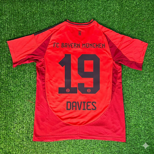Alphonso Davies Bayern München Home New season Trikot Maillot Soccer Shirt