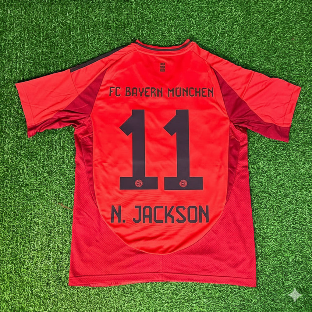 Nicolas Jackson Bayern München Accueil Nouvelle saison Trikot Maillot Maillot de Football