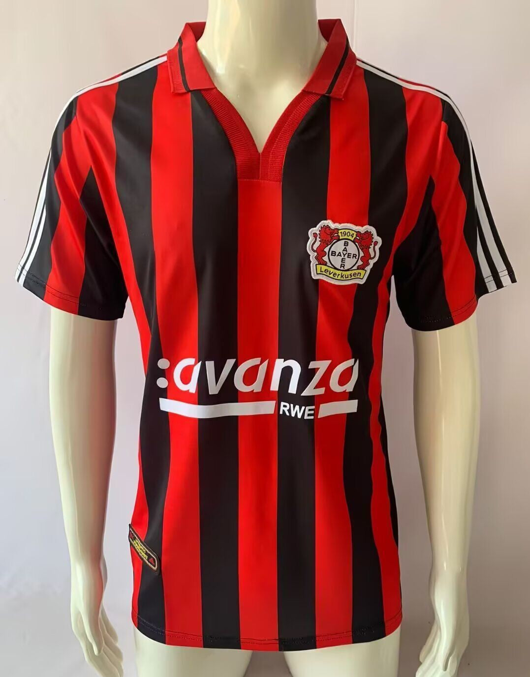 Bayer Leverkusen 2000/01 Saison Heim Retro Trikot