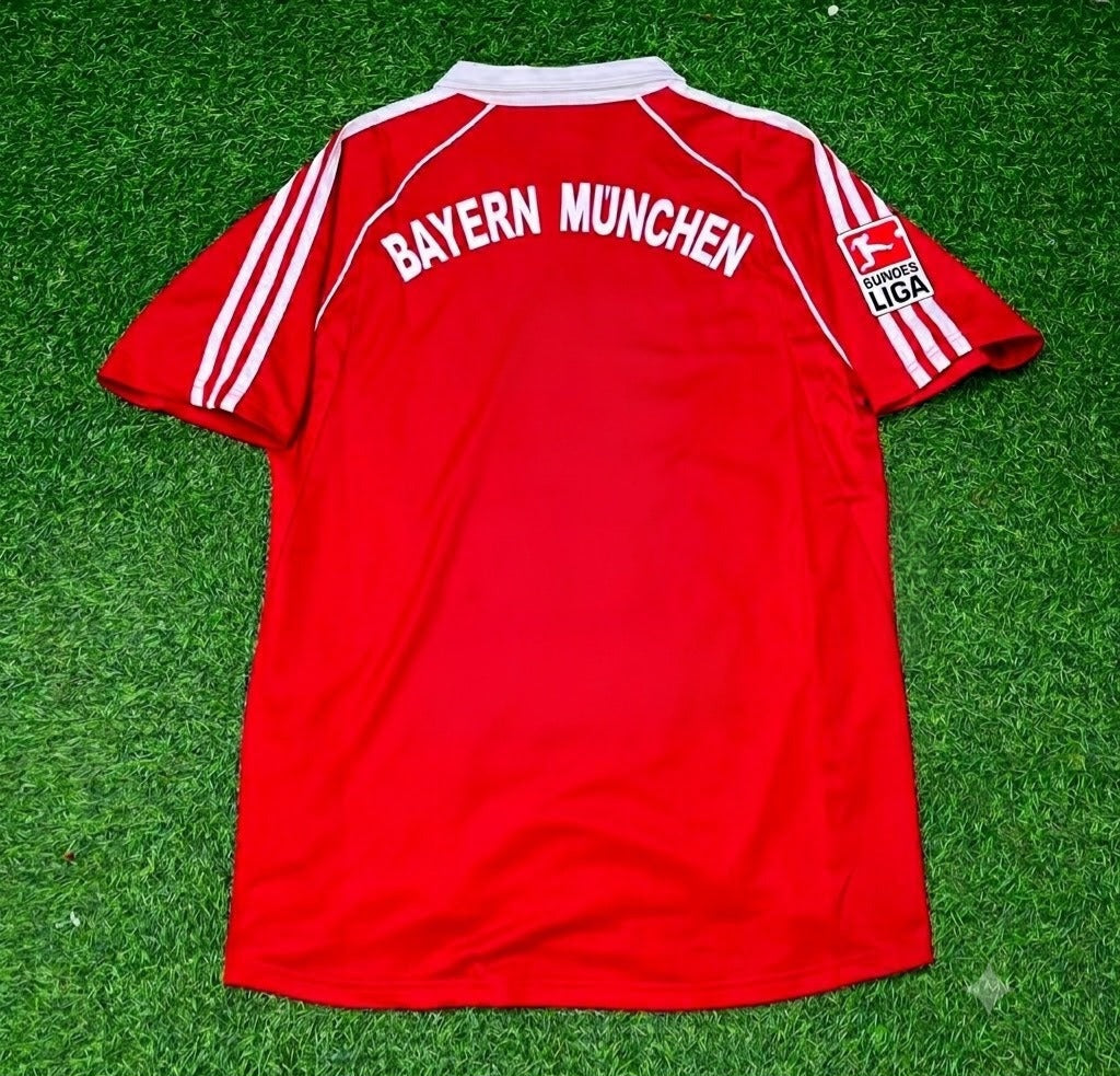 Bayern Munich 2005 06 Bundesliga Red Home Retro Football Jersey