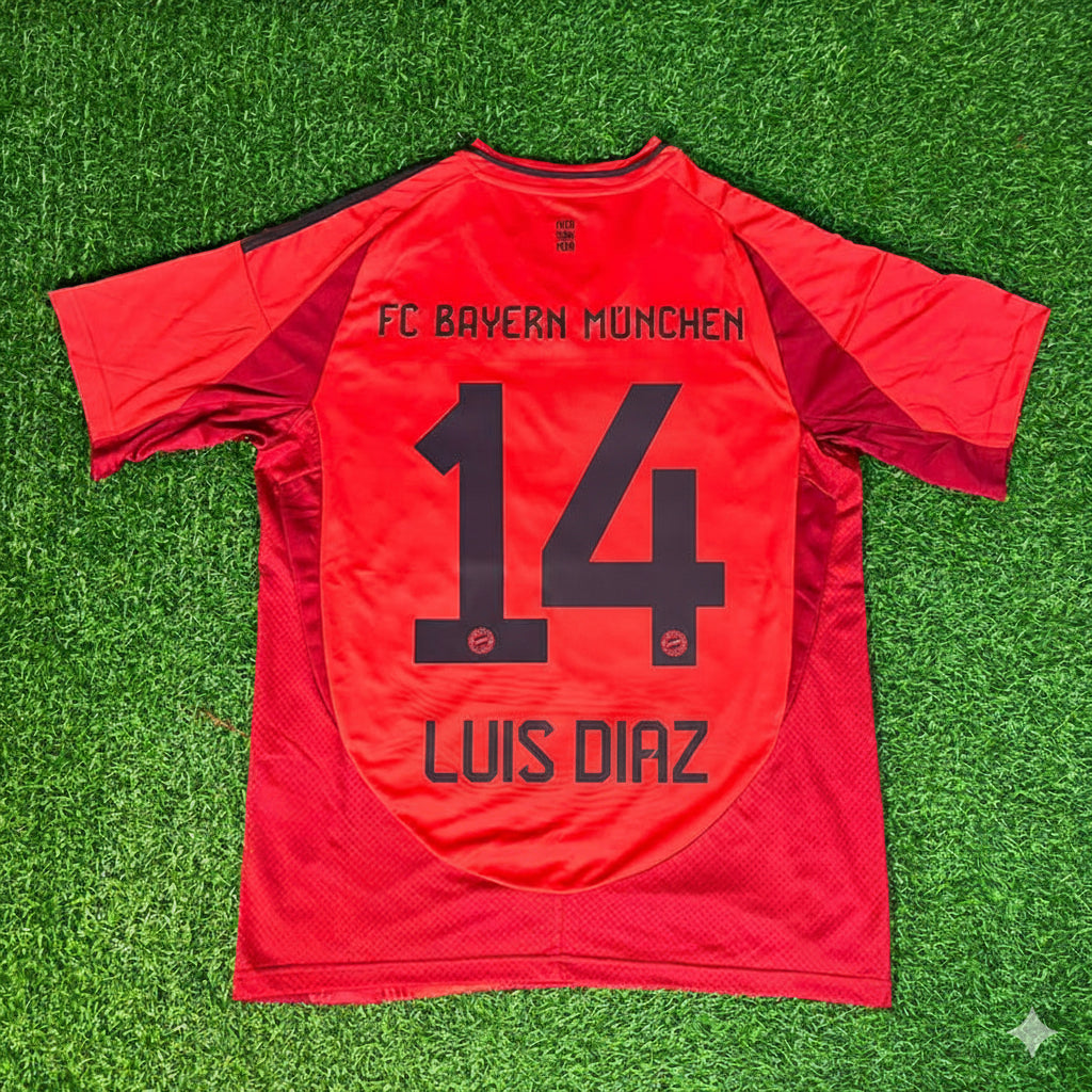 Luis Diaz Bayern München Home New season Trikot Maillot Soccer Shirt