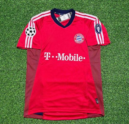 FC Bayern München 2002/2003 Season Home Red Retro Jersey