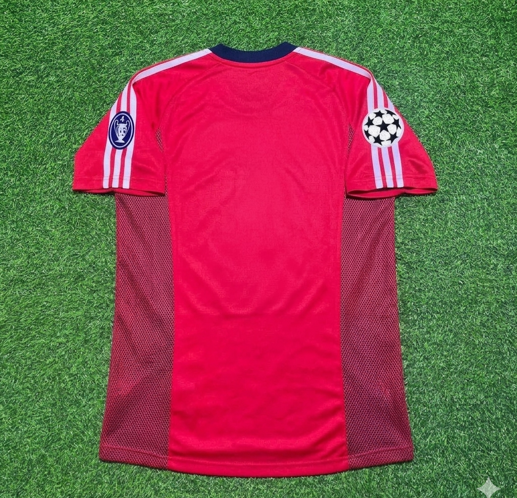 FC Bayern München 2002/2003 Season Home Red Retro Jersey