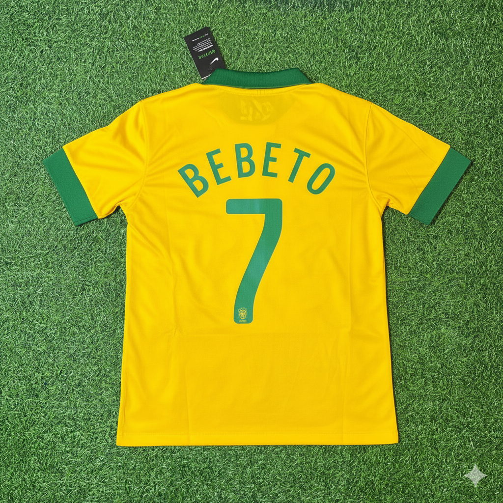 Bebeto Brasilien Retro-Fußballtrikot-Set