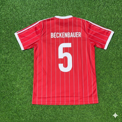 Franz Beckenbauer Hamburger SV Rotes Heimtrikot Retro Fußballtrikot