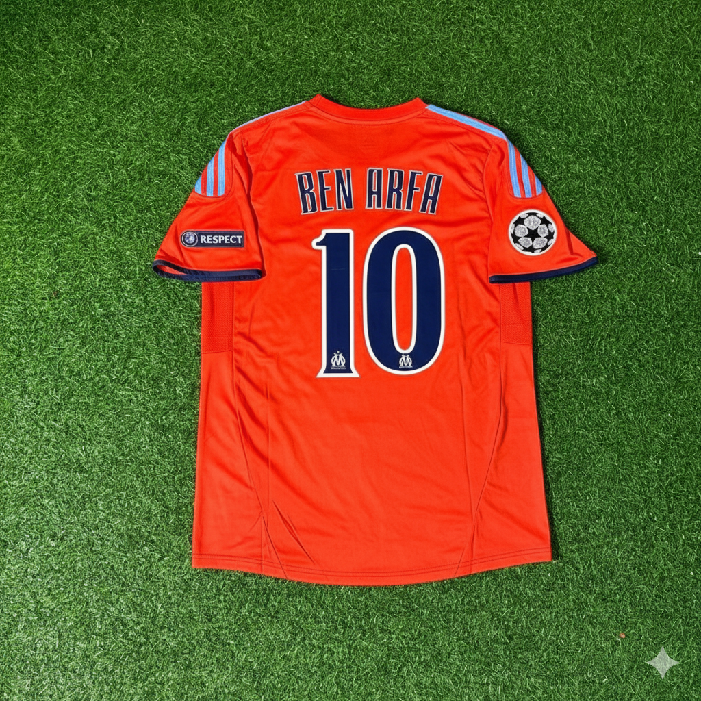 Hatem Ben Arfa Marseille Retro Football Jersey Kit