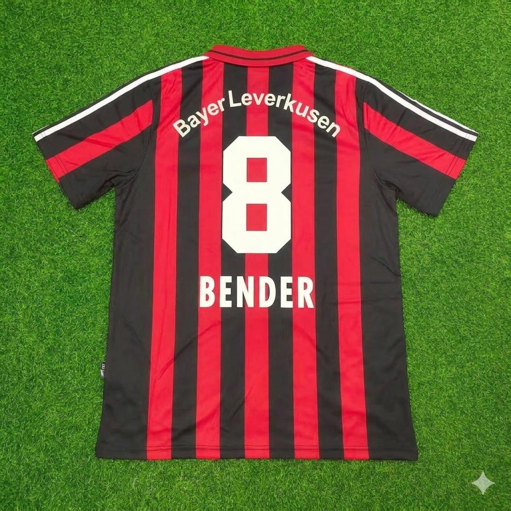 Lars Bender Bayer 04 Leverkusen Heimtrikot | Retro Kit | Trikot Soccer Shirt
