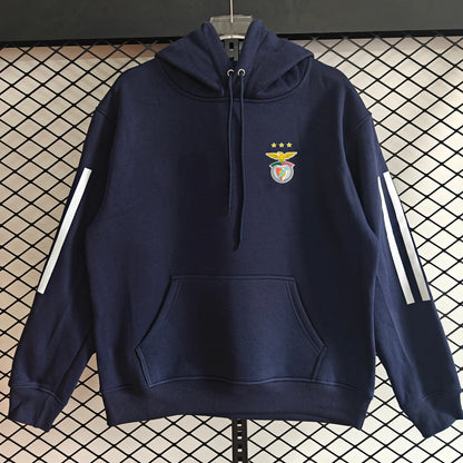 Benfica - Hoodie Winter Fleece- Fußball Kapuzenpullover