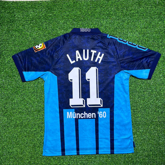 Benjamin Lauth #11 TSV 1860 München Retro Heimtrikot Blau