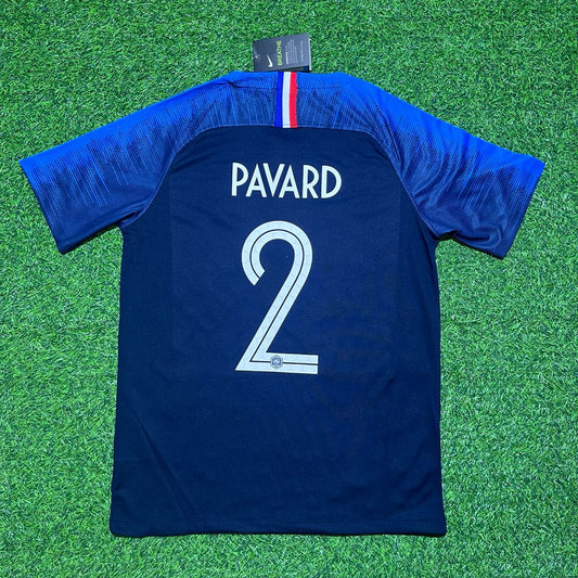 Maillot de Football Rétro Benjamin Pavard France Coupe du Monde 2018 Finale