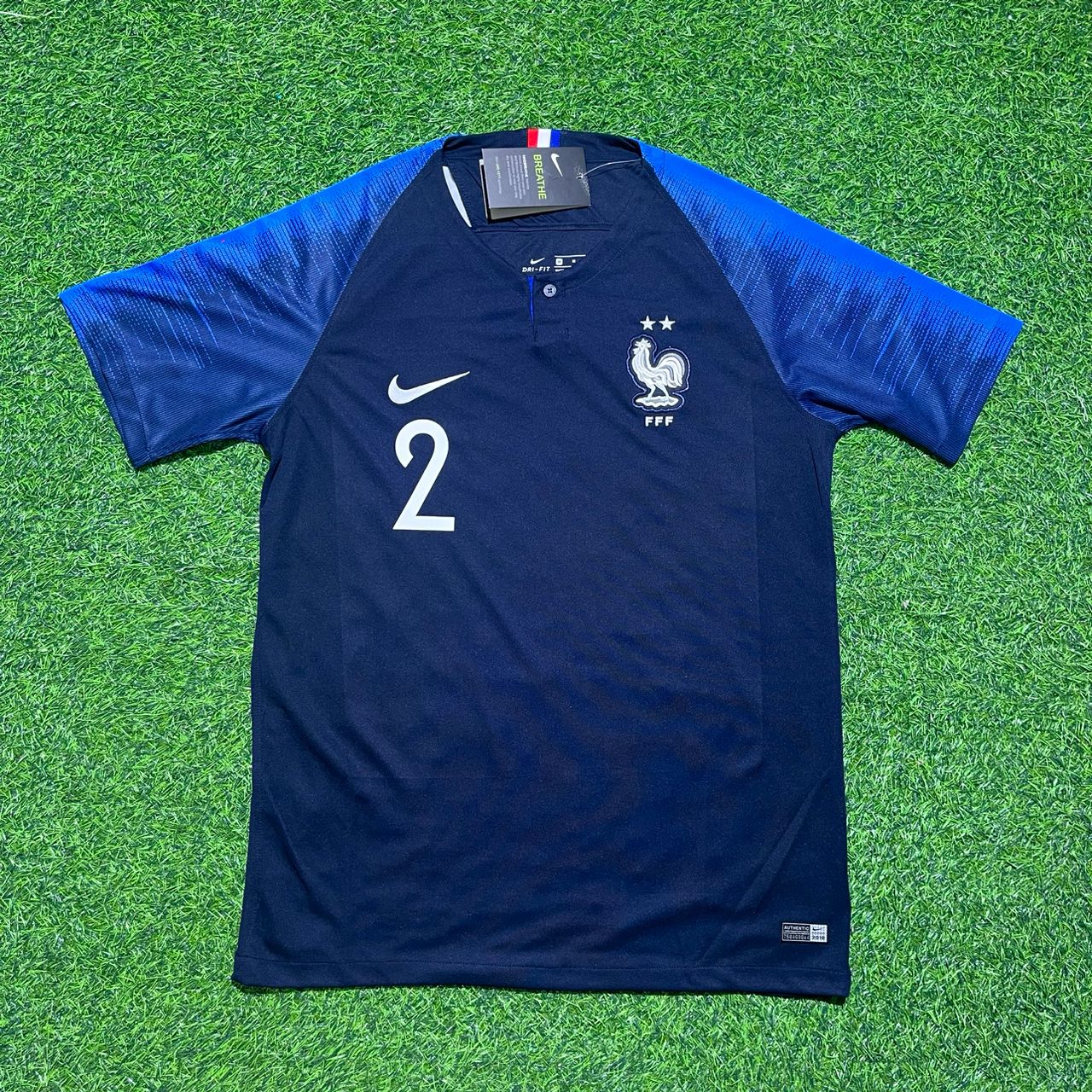 Maillot de Football Rétro Benjamin Pavard France Coupe du Monde 2018 Finale