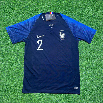 Maillot de Football Rétro Benjamin Pavard France Coupe du Monde 2018 Finale