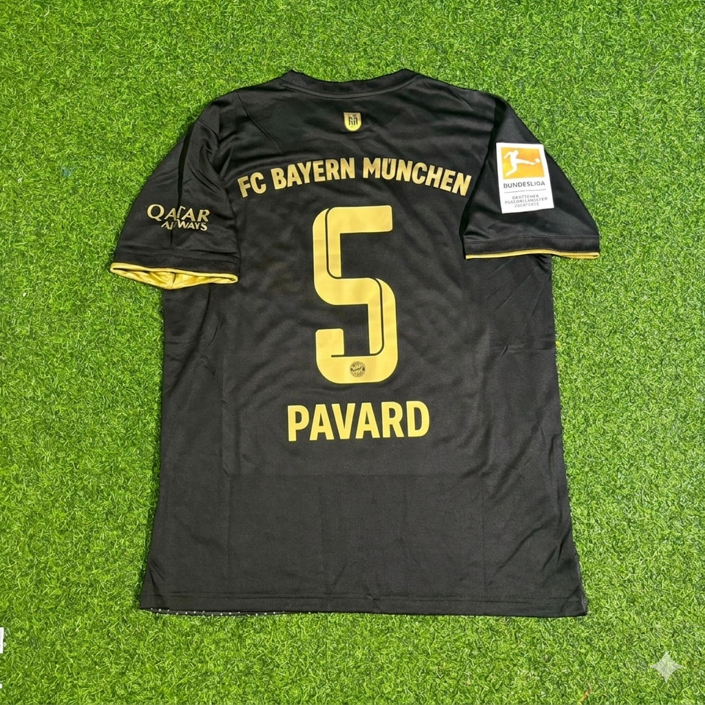 Benjamin Pavard Bayern Munich 2021-2022 Away Football Jersey