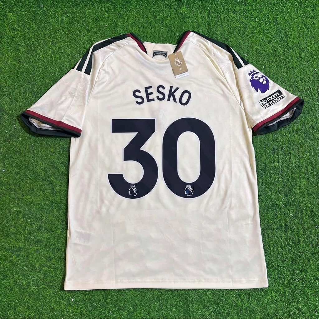 Benjamin Sesko #30 Manchester United  New Season 2027 Jersey Trikot Maillot Soccer Shirt