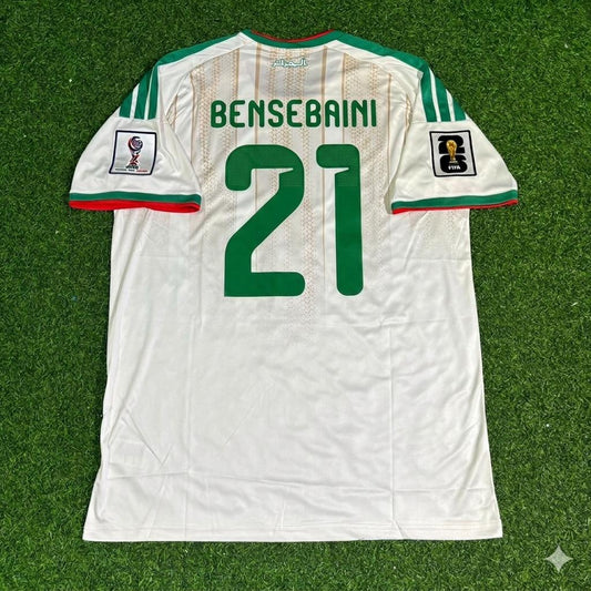 Ramy Bensebaini Algeria 2026 World Cup White Football Jersey
