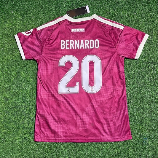 Bernardo Silva Pink Jersey Maillot Trikot Soccer Shirt