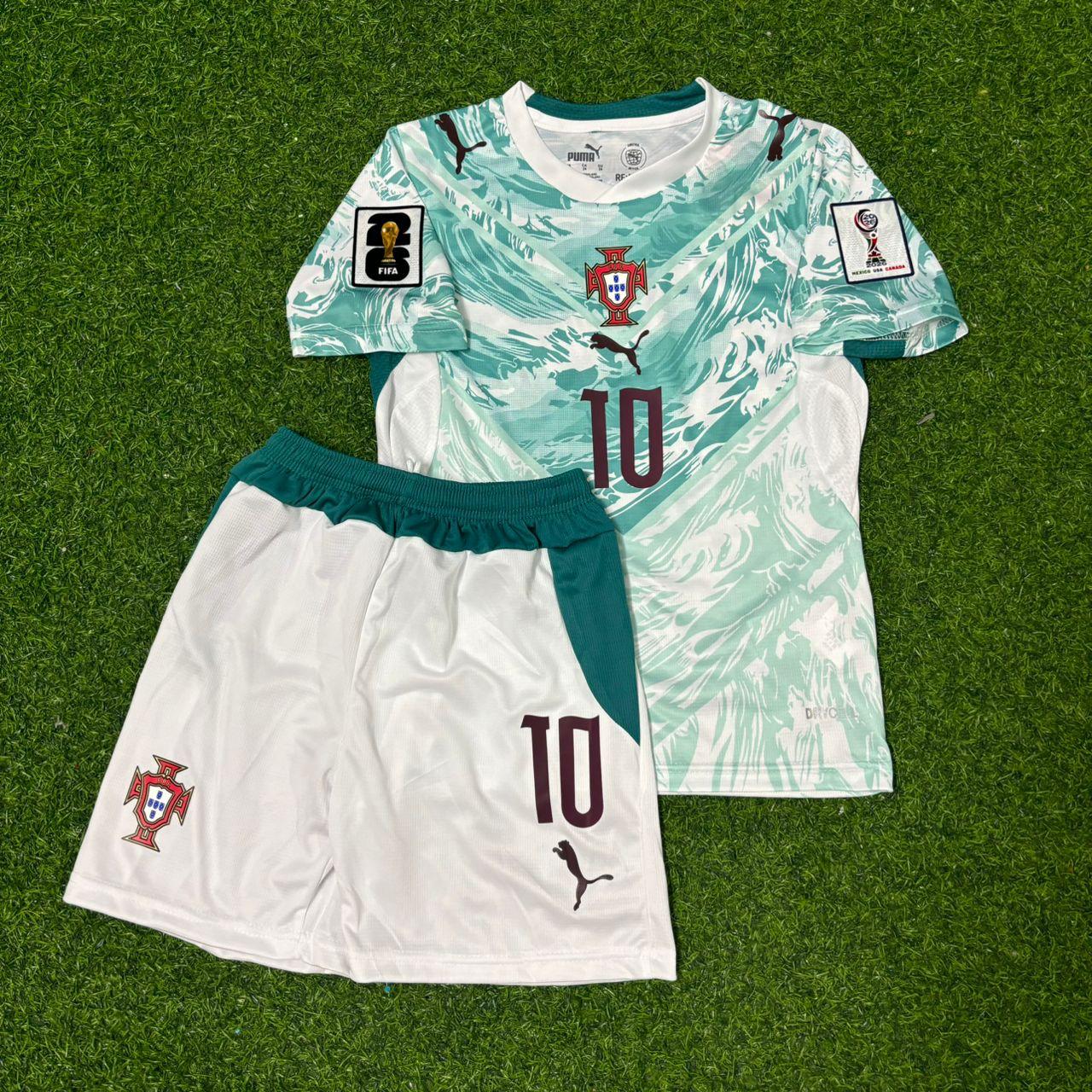 Bernardo Silva Portugal 2026 World Cup Away KIDS Football Jersey