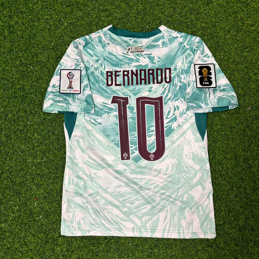 Bernardo Silva Portugal 2026 World Cup White Away Football Jersey