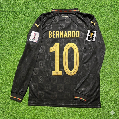 Bernardo Silva Portugal 2026 World Cup Home Long Sleeve Jersey Trikot Maillot