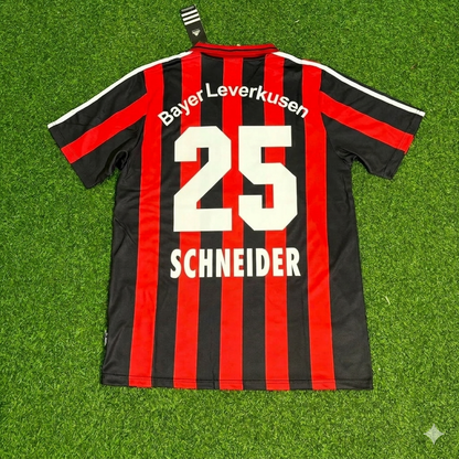 Bernd Schneider Bayer Leverkusen 2000/2001 Home Retro Football Jersey