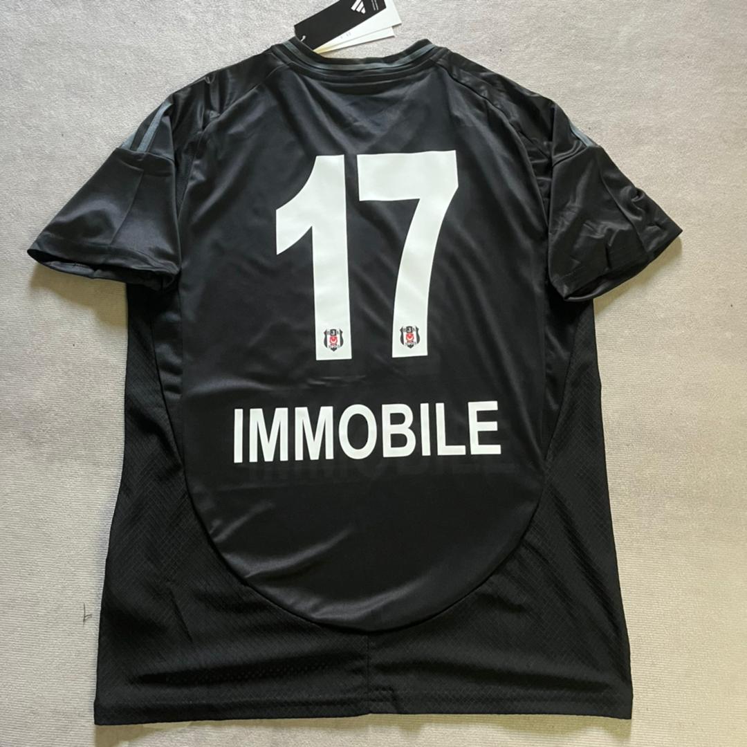 Ciro Immobile Besiktas Formasi Home 2025 New season Black Trikot Jersey Forma