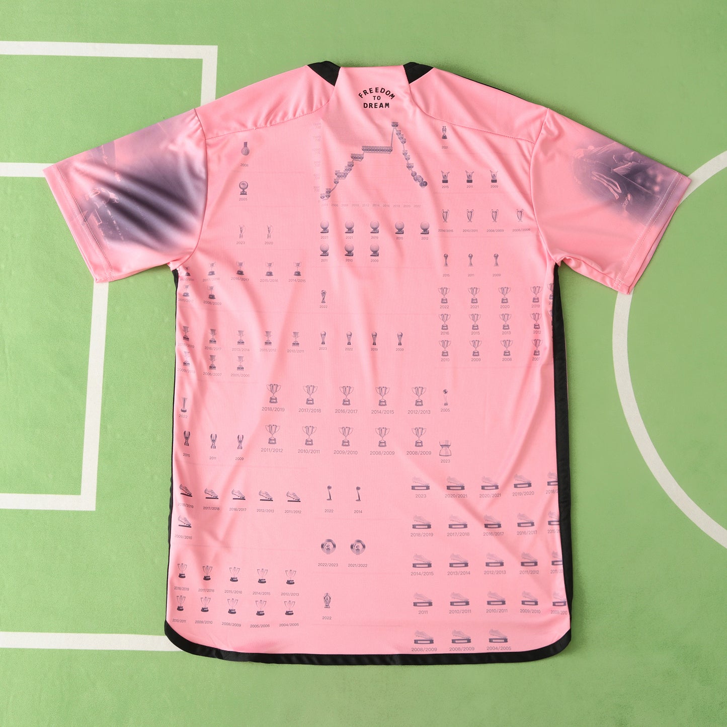 24–25 Miami Pink Gedenkausgabe Fußballtrikot Maillot Trikot Maglia