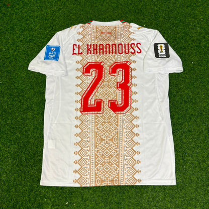 Bilal El Khannouss Morocco 2026 World Cup Away Football Jersey