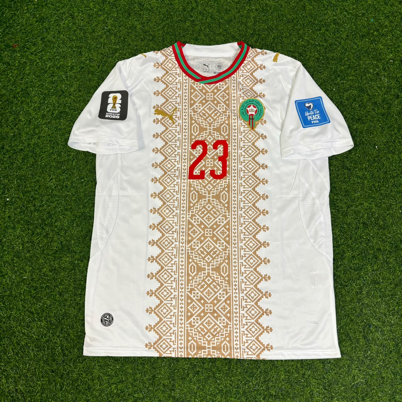 Bilal El Khannouss Morocco 2026 World Cup Away Football Jersey
