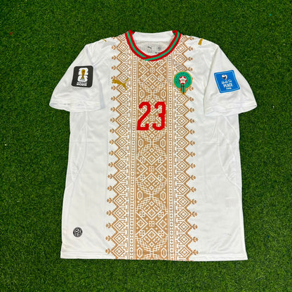 Bilal El Khannouss Morocco 2026 World Cup Away Football Jersey