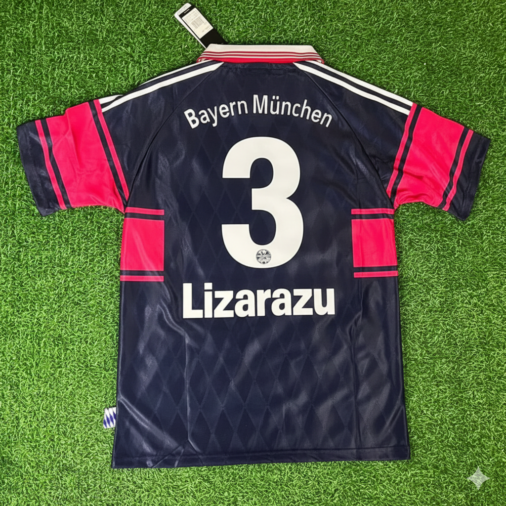 Bixente Lizarazu 3 Bayern München Retro 1997/99 Trikot Trikot