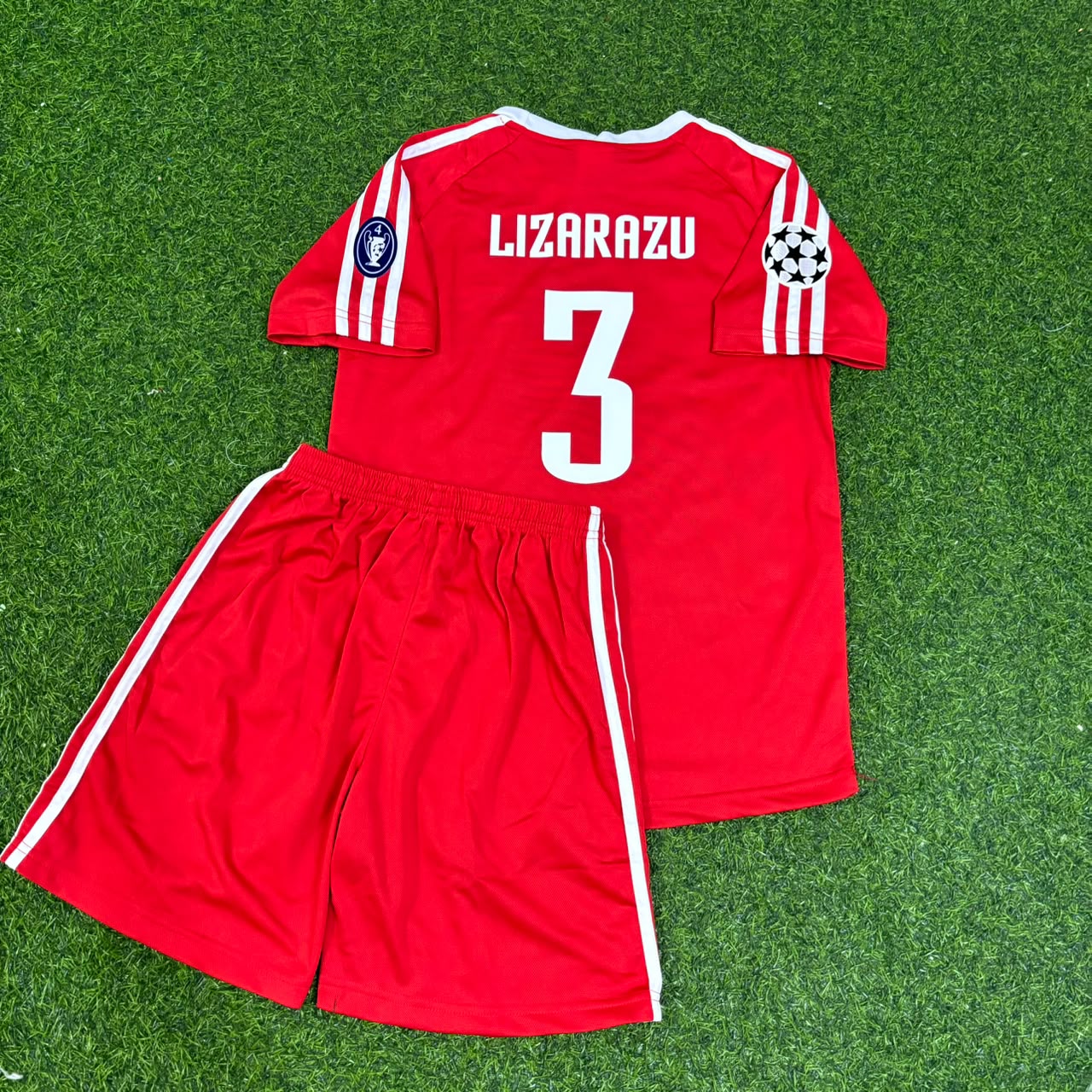 Bixente Lizarazu FC Bayern Munich 2000-2001 Kids Retro Jersey | Kit | Trikot Soccer Shirt