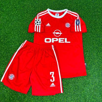 Bixente Lizarazu FC Bayern Munich 2000-2001 Kids Retro Jersey | Kit | Trikot Soccer Shirt
