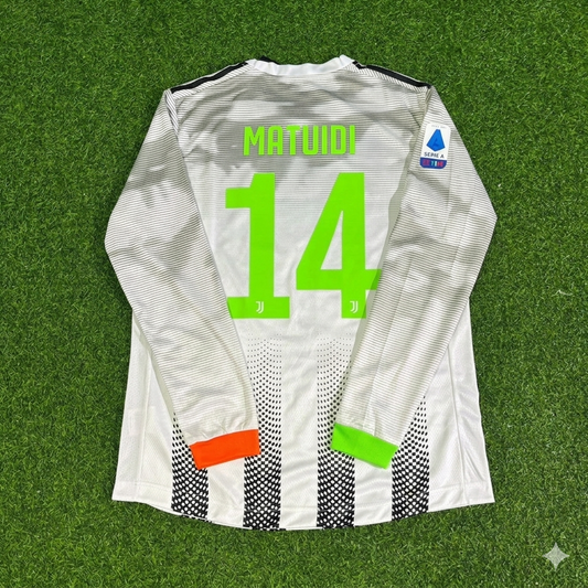 Blaise Matuidi #14 Juventus 2019-2020 Long Sleeve Retro Football Jersey