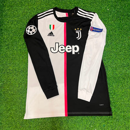 Blaise Matuidi 14- Juventus Long Sleeve 2019 2020 Retro White Black Jersey Trikot Maglia