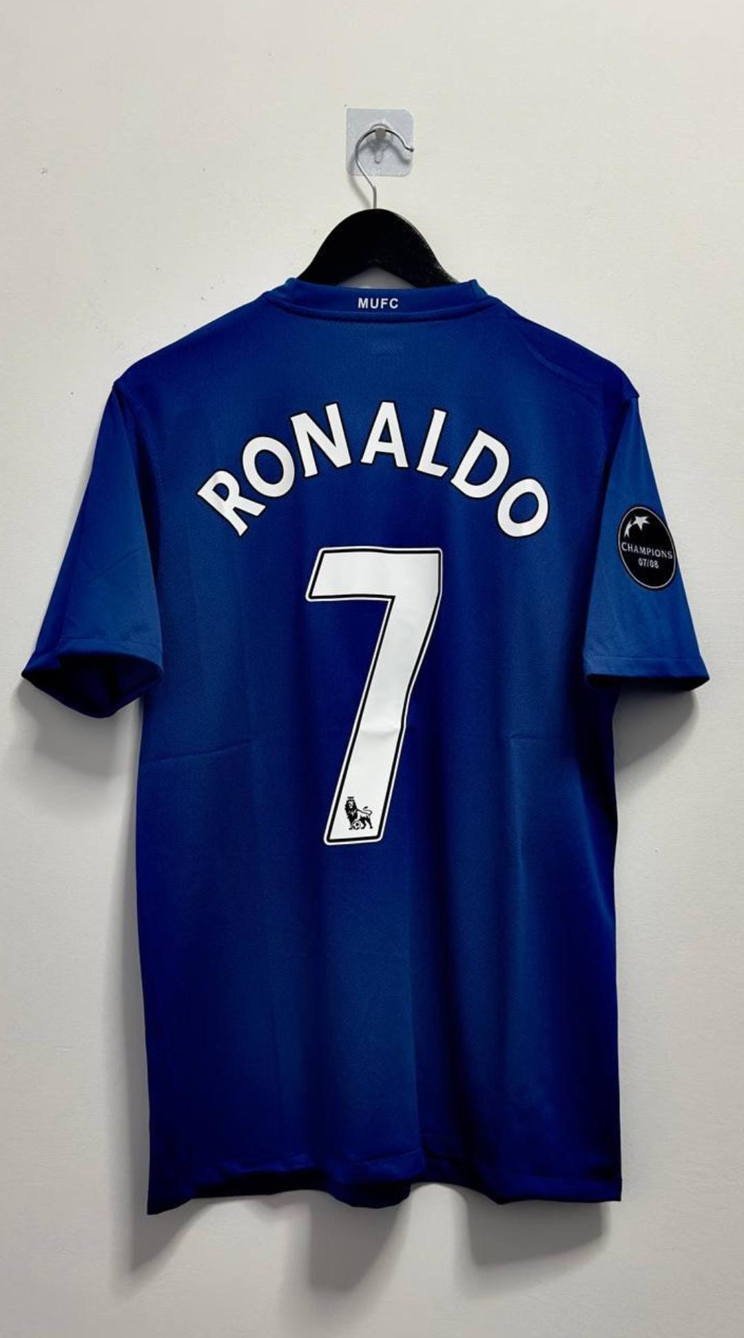 Cristiano Ronaldo Manchester United 2008 Fifa World Cup Champions League Patch Retro Short Jersey Trikot