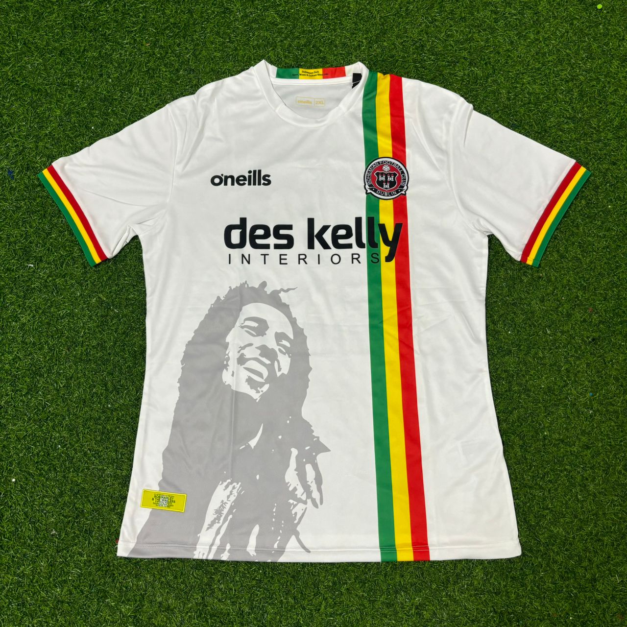 Bob Marley Bohemian Commemorative Football Jersey