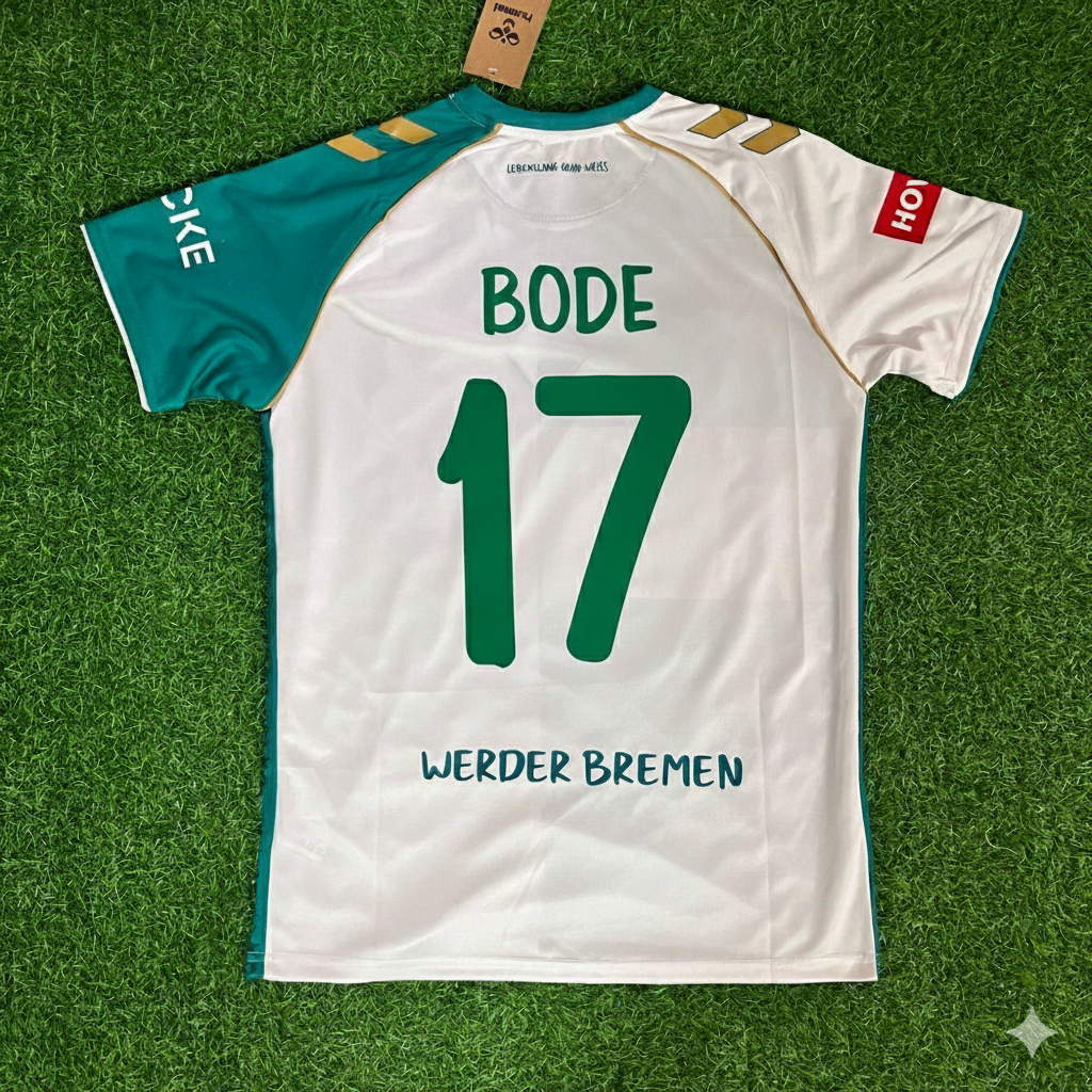 Marco Bode Werder Bremen Anniversary Trikot Jersey Maillot Soccer Shirt