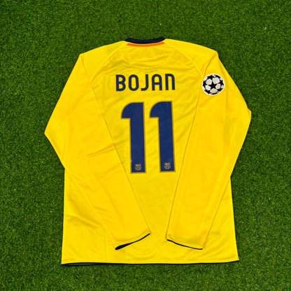 Bojan Krkic FC Barcelona Saison 08/09 Gelbes Auswärts-Retro-Trikot Fußballtrikot