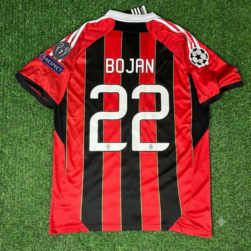 Bojan Krkic – AC Milan 2012/13 Home Retro Kit Jersey – | Trikot | Maillot Soccer Shirt