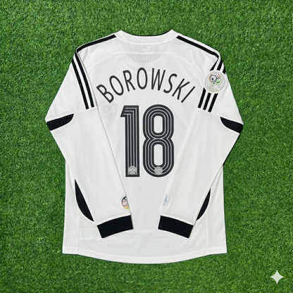 Tim Borowski Germany 2006 World Cup Long Sleeve White Football Jersey