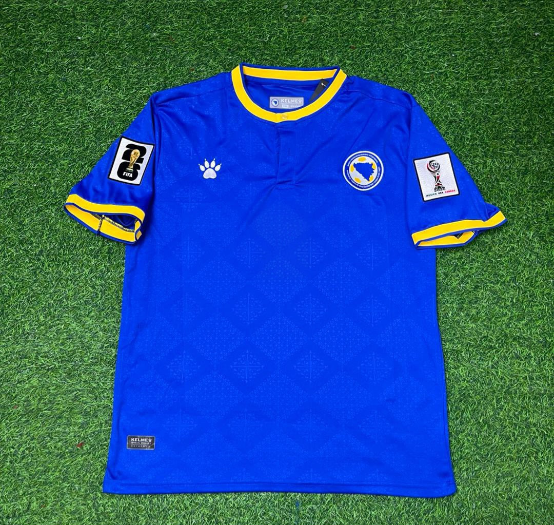 Sead Kolasinac Bosnia and Herzegovina 2026 World Cup Blue Football Jersey