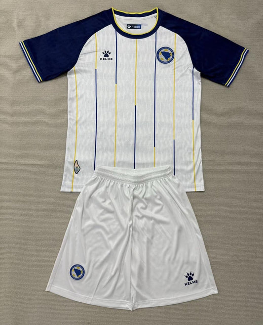 Bosnia and Herzegovina 2026 World Cup White Kids Kit Football Jersey