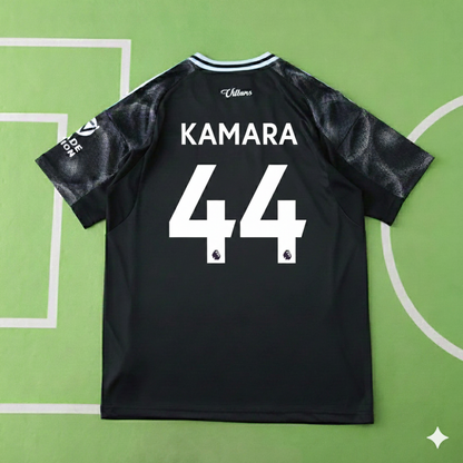 Boubacar Kamara 44- Aston Villa 2026 Away New season Jersey Trikot Maillot