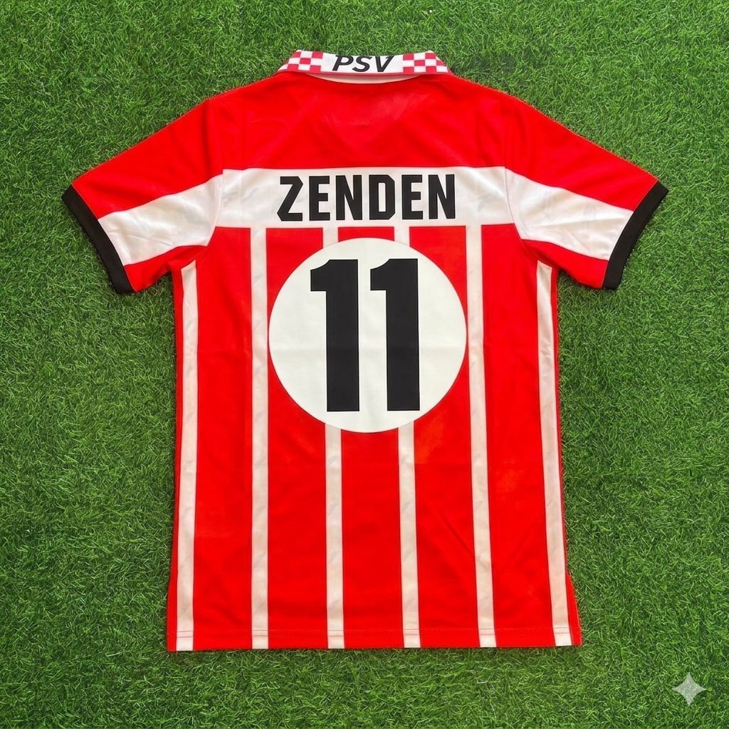 Boudewijn Zenden #11 PSV Eindhoven 1995–1996 Retro Football Jersey Kit