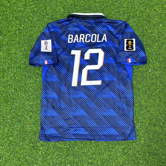 Bradley Barcola France 2026 World Cup Blue Football Jersey