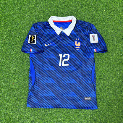 Bradley Barcola France 2026 World Cup Blue Football Jersey